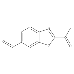 2-Acetylbenzo[d]oxazole-6-carbaldehyde结构式