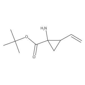 1,1-Dimethylethyl 1-amino-2-ethenylcyclopropanecarboxylate Structure