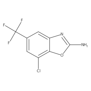 7-Chloro-5-(trifluoromethyl)-1,3-benzoxazol-2-amine Structure