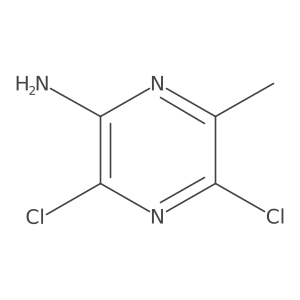 3,5-Dichloro-6-methylpyrazin-2-amine Structure