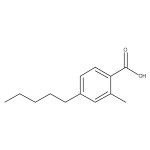 2-Methyl-4-pentylbenzoic acid Structure