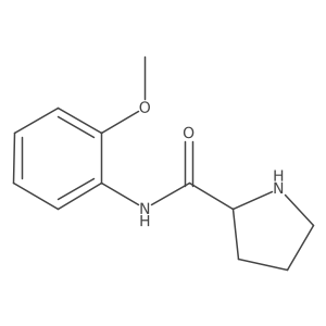 (S)-Pyrrolidine-2-carboxylic acid (2-methoxy-phenyl)-amide Structure