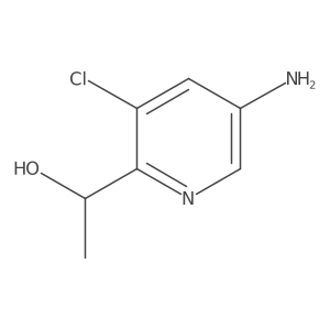 1-(5-Amino-3-chloropyridin-2-yl)ethan-1-ol Structure