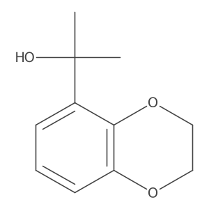 2-(2,3-Dihydro-1,4-benzodioxin-5-yl)propan-2-ol结构式