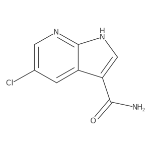 5-Chloro-1H-pyrrolo[2,3-b]pyridine-3-carboxamide Structure