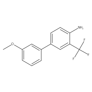 4-(3-Methoxyphenyl)-2-(trifluoromethyl)aniline结构式