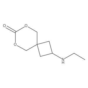 2-(Ethylamino)-6,8-dioxaspiro[3.5]nonan-7-one Structure