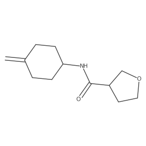 N-(4-methylidenecyclohexyl)oxolane-3-carboxamide结构式