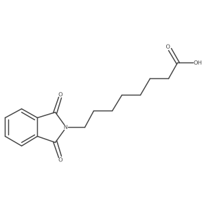 1,3-Dihydro-1,3-dioxo-2h-isoindole-2-octanoic acid结构式