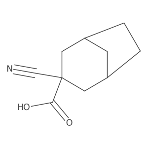 3-Cyanobicyclo[3.2.1]octane-3-carboxylicacid结构式