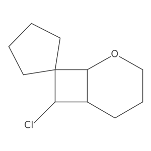8-Chloro-5-oxaspiro[bicyclo[4.2.0]octane-7,1'-cyclopentane] Structure