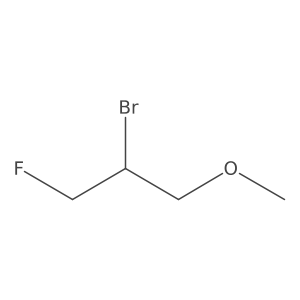 2-Bromo-1-fluoro-3-methoxypropane Structure