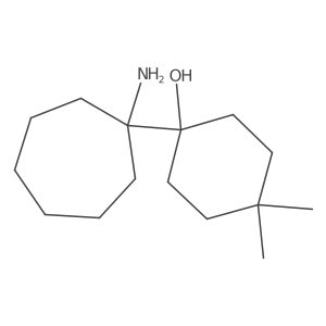 1-(1-Aminocycloheptyl)-4,4-dimethylcyclohexan-1-ol Structure