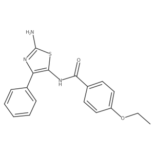N-(2-Amino-4-phenyl-1,3-thiazol-5-YL)-4-ethoxybenzamide结构式