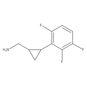 rac-[(1R,2R)-2-(2,3,6-trifluorophenyl)cyclopropyl]methanamine Structure