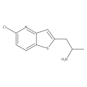 (2R)-1-{5-chlorothieno[3,2-b]pyridin-2-yl}propan-2-amine Structure