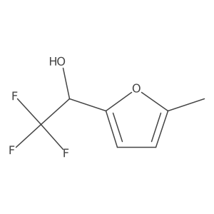 (1S)-2,2,2-trifluoro-1-(5-methylfuran-2-yl)ethan-1-ol结构式