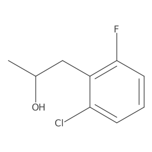 (2R)-1-(2-chloro-6-fluorophenyl)propan-2-ol结构式