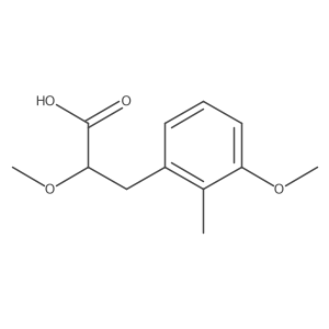 2-Methoxy-3-(3-methoxy-2-methylphenyl)propanoic acid结构式