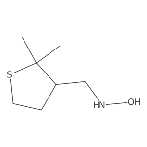N-[(2,2-dimethylthiolan-3-yl)methyl]hydroxylamine结构式