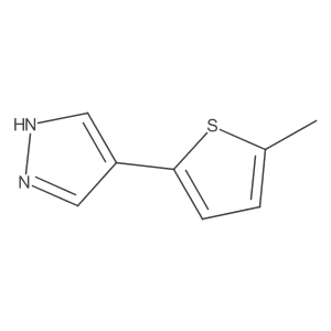 4-(5-methylthiophen-2-yl)-1H-pyrazole结构式