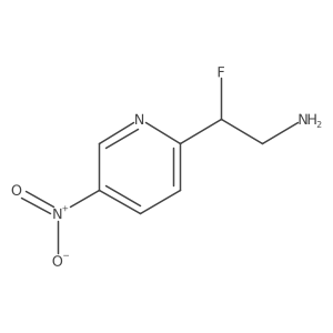 2-Fluoro-2-(5-nitropyridin-2-yl)ethan-1-amine Structure