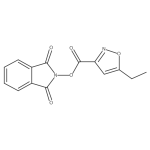 1,3-dioxo-2,3-dihydro-1H-isoindol-2-yl 5-ethyl-1,2-oxazole-3-carboxylate结构式