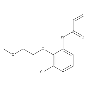 N-[3-Chloro-2-(2-methoxyethoxy)phenyl]prop-2-enamide结构式