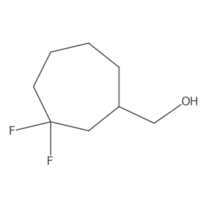 (3,3-Difluorocycloheptyl)methanol Structure