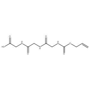 2-[2-(2-{[(Prop-2-en-1-yloxy)carbonyl]amino}acetamido)acetamido]acetic acid结构式