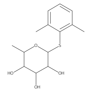 2,6-Dimethylphenyl 6-deoxy-1-thio-I(2)-L-galactopyranoside结构式