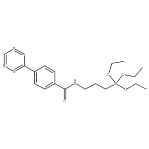 Tetrazine-triethoxysilane结构式