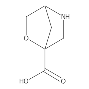 (1R,4R)-2-oxa-5-azabicyclo[2.2.1]heptane-1-carboxylic acid Structure
