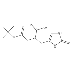 Boc-L-His(2-Oxo)-OH Structure