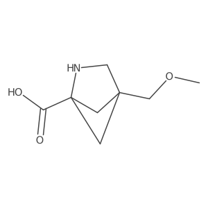 4-(Methoxymethyl)-2-azabicyclo[2.1.1]hexane-1-carboxylic acid Structure