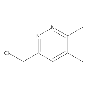 6-(Chloromethyl)-3,4-dimethylpyridazine结构式