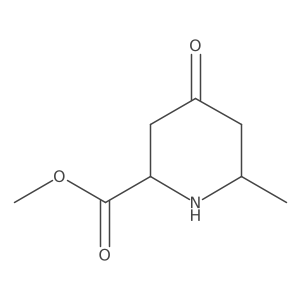 Methyl (2S,6S)-6-methyl-4-oxopiperidine-2-carboxylate Structure