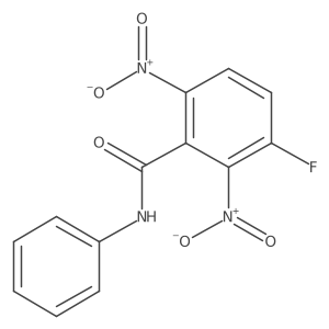 3-Fluoro-2,6-dinitro-N-phenylbenzamide结构式