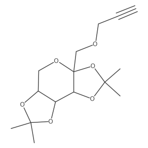 2,3:4,5-Di-O-isopropylidene-1-O-propargyl-beta-D-fructopyranose Structure