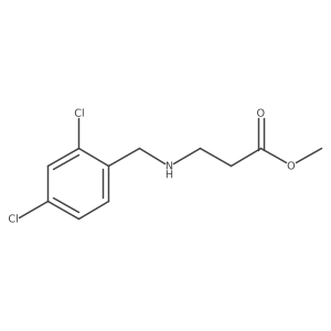 Methyl 3-{[(2,4-dichlorophenyl)methyl]amino}propanoate Structure
