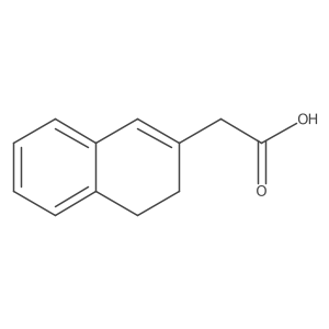 2-(3,4-Dihydronaphthalen-2-yl)acetic acid Structure