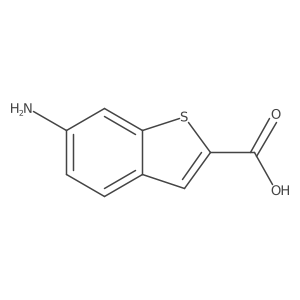 6-Amino-1-benzothiophene-2-carboxylic acid结构式