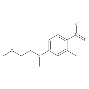 N-(2-Methoxyethyl)-N,3-dimethyl-4-nitrobenzenamine Structure