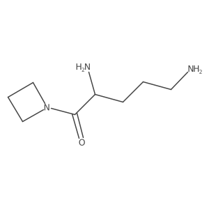 (2S)-2,5-Diamino-1-(1-azetidinyl)-1-pentanone Structure