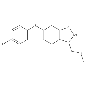 1h-Indazole,6-[(4-fluorophenyl)thio]-3-(methoxymethyl)- Structure