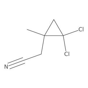 2-(2,2-Dichloro-1-methylcyclopropyl)acetonitrile结构式