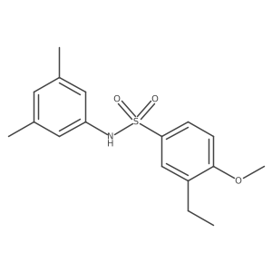 N-(3,5-dimethylphenyl)-3-ethyl-4-methoxybenzenesulfonamide Structure