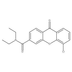 5-Chloro-9-oxo-9H-xanthene-3-carboxylic acid diethylamide Structure