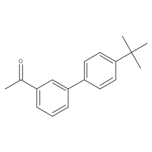 1-(4'-Tert-butyl[1,1'-biphenyl]-3-yl)ethanone结构式