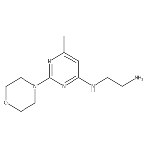 N1-(6-methyl-2-morpholinopyrimidin-4-yl)ethane-1,2-diamine Structure